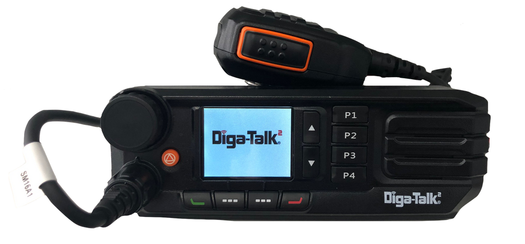 Diga-Talk2 DT2-1000U 400-480MHz 45W, Analog/DMR Mobile Two-Way-Radio